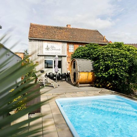 Alte Schmiede Mit Sauna, Pool Und Whirpool Im Aussenbereich Schoenstes Ferienhaus Der Lausitz Elsterheide Exteriör bild